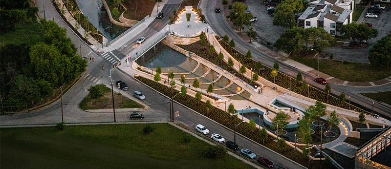 San Pedro Creek Culture Park Bridge Design, San Antonio, TX
